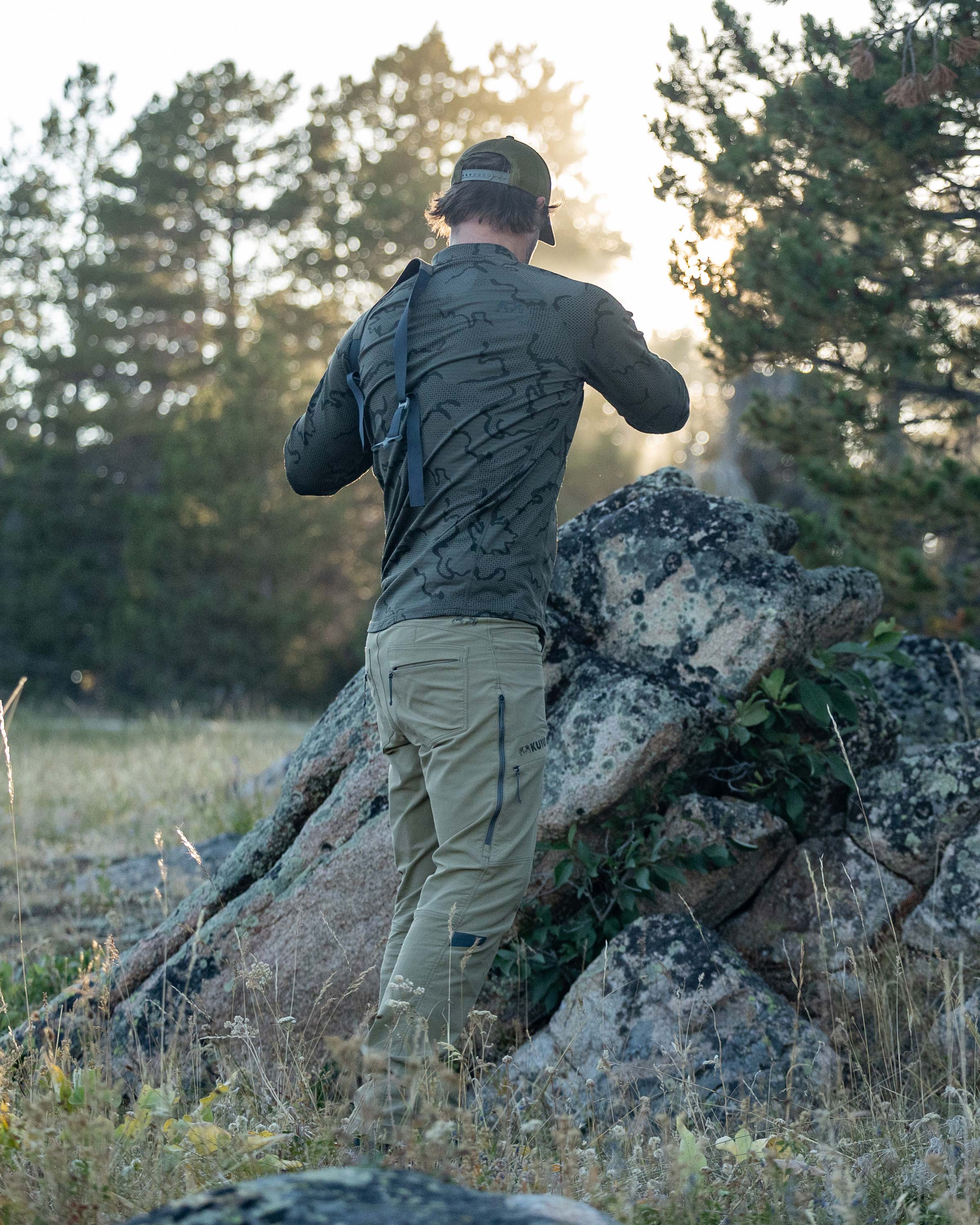 Ridgepoint Fleece Henley | Coyote Brown Tonal - Image 6